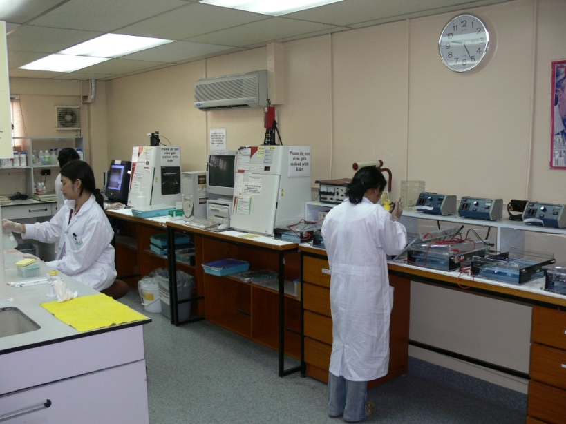 Laboratorio moderno de genética molecular en IRRI